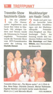 Travestie-Show faszinierte Gste